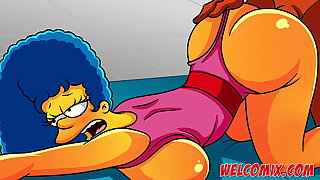 Hindquarters on the nape project! Big Hindquarters and hot MILF! The Simpsons Simptoons